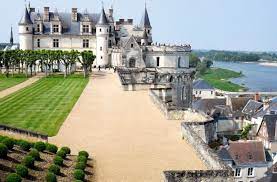 Rekreasi Kemegahan Kastil di Loire Valley, Prancis